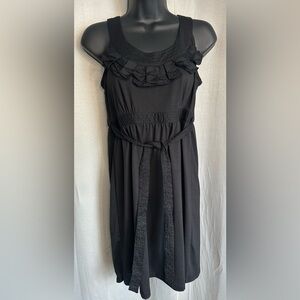 Ann Taylor LOFT Black Sun Dress‎ Size 2p